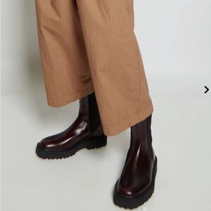 Dries Van Noten Black Leather Chelsea Boots